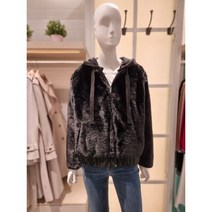 [AK PLAZA] [SOUP] 후드 인조 무스탕 (SXBMU81)