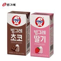 빙그레 참맛 초코우유/참맛 딸기우유/파스퇴르 딸기/초코 멸균우유 24팩, 파스퇴르 쵸코우유