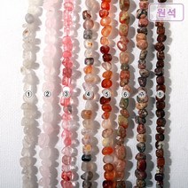 [5-501-A]원석(조약돌/소) 약4*5mm [0.5줄(약18cm)], 매화석