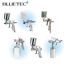 블루텍 에어스프레이건 세트 좁은공간 작업 소량, W-77G SET (2.5MM)