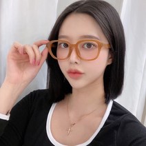VANANA2 남녀공용 커플 오버사이즈 각진 안경테