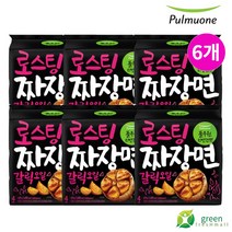 풀무원 갈릭오일 짜장면 4입 멀티팩, 6팩