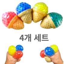 4개세트 아이스크림 토끼 말랑이