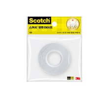 3M 스카치 양면 테이프 1인치 138 24mmx10m