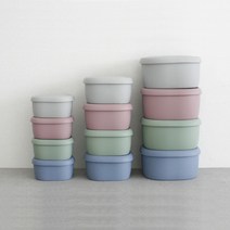 냉동밥그릇 실리콘반찬통 국냉동보관용기 밀폐 밥소분 파스텔, 그린