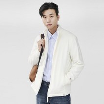 By파크랜드 엔디프 아이보리 더블 기모 폴리스 집업.GJJ21404