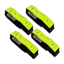 노스바이크 LED 반사램프 밴드 NB-013 2P, 형광노랑  2P 2세트