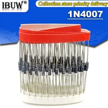 정류기 다이오드 1N4007 4007 1A 1000V DO-41 100PCs IN4007 1n4007