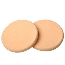 메이크업퍼프 쿠션 퍼프 스펀지 원형 NBR 분첩 2P 본상품, 10개