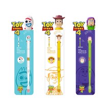 토이스토리4 피규어 칫솔+자석거치대 (우디 버즈 포키), 버즈 x 1개