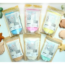베베킷 모래놀이 세트 촉감놀이 실내 유아 색 소프트샌드 500g, BLUE