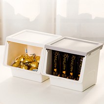 식탁위정리함 다과박스 디저트박스 사무실간식 회사간식, 색상, 아이보리, 1개