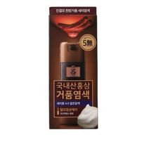 려 진결모 한방 거품 새치염색(4.0짙은갈색) 국내산 홍삼 새치 염색 탈모 케어, 2개
