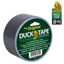 덕 테이프 오리지널 강력접착 덕트테이프 그레이 48mm x 9m, 20개