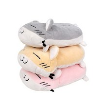 KC인증 애착 햄스터 쿠션 35 45cm 햄토리 인형 모찌 바디 필로우, 옐로우