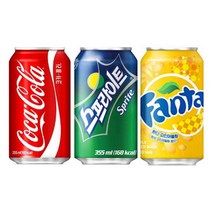 스프라이트 코카콜라 환타파인 8개씩 355ml x 24캔 CB, 1세트