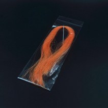 틴셀에기 CONTEMPLATOR-flashabouu 홀로그램 반짝이 플라이 재료 8 색 지그 트위스트 스트랜드 크리스탈 플래시 루어 4 개, [06] 주황색