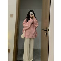 가을후드집업 초 인싸템 여성 작은 코디 키커 보이는 스타일리쉬 여신 무드 맨투맨 3002580459