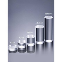 아크릴 전시대 투명 원기둥 반지 귀걸이 쥬얼리 진열, 직경 5x높이 5 8 10 12 15 - 5종, 1개