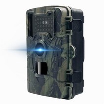 야생동물관찰카메라 카메라 1080p hd 야생 동물 야간 투시경 16mp 트레일 방수 사냥 2.0 인치 lcd 비전 모션 센서 158, 검은색