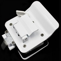 캠핑카 꾸미기 악세사리 1 set of rv camper door lock 아연 합금 도어 잠금 내부 및 외부 이중 오픈 도어 잠금 캐러밴, 흰색 c