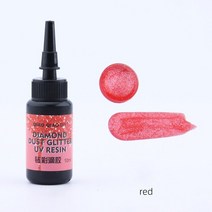 에폭시레진 24/12/1PCS UV 수지 접착제 세트 Pearlescent 에폭시 안료 자외선 경화 만들기 DIY 금형, [09] 1PCS