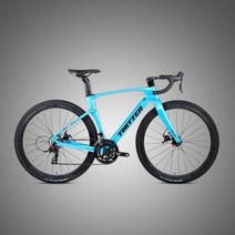 새로운 탄소 섬유 자전거 V3 RS24S 전체 숨겨진 내부 라우팅 바람 차단기 t900탄소 도로 700 38C 오일 디스크 브레이크, 파란+51CMXS175185CM+Aluminum all