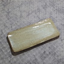 미각도예 직사각생선접시 무지[도자기그릇 그릇세트 도자기접시 도자기접시세트], 소, 1개
