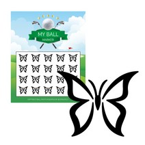 베스트원테크 골프공 스티커_마이볼 마커_나비