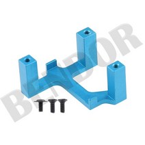 Wltoys 1/28 RC 자동차 부품 금속 모터 마운트 고정 브래킷 서보 배터리 홀더 K969 K979 K989, [06] Servo Blue
