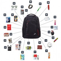 MDF5213 생존배낭 풀세트 39종 지진 재난 대비용품 (지진가방/재난가방/생존배낭/생존가방)