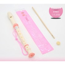 Chimei 독일식리코더 초등학생 목관 학생 어린이 어른 리코더 고음 클라리넷 초보자, 6홀 핑크(표준)