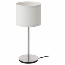 이케아책상스탠드 탁상스탠드 화이트/니켈 도금 링스타스카프테트 41CM