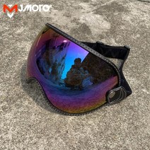 오토바이 헬멧 버블 바이저 렌즈 고글 벨 모토 3/로얄/SHOEI P-ZERO/심슨 레트로 안경 장비에 대한 안개 방, 01 MJH-L02 Color