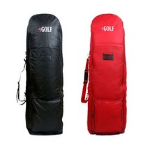 바퀴달린 휠 골프백 채 골프 항공 커버 항공백 카바, 레드