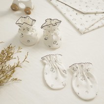 [피넛버터젤리] 캐릭터 순면 아기 손싸개 발싸개