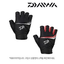 다이와 가죽 피트 글로브 5컷 DG-2321 블랙/블랙 L