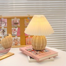 라탄등갓 전등갓 조명갓 갓등 무드등 리모컨, USB+리모컨, 라탄무드등