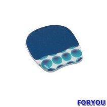 ForU761 마이크로밴 지오메트릭스 젤 마우스패드 블루서클 손목받침대 컴퓨터 산업용품, 상세페이지 참조, 상세페이지 참조