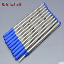 고등학교졸업선물 진한 파란색 JFK MB 볼펜/만년필 학교 사무실 문구 럭셔리 쓰기 젤 잉크 펜, 20 10 Blue refill