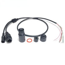 보안 부속 부품 cctv ip 카메라 보드 모듈용 lan 케이블 poe mid-span type 45(+) 78(-) 전원 공급 장치 비디오 감시 시스템용 추가 전선, [02] Black, 02 Black