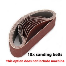 목공용 샌더기 다기능 샌더 그라인더 30MM 나이프 샤프너 미니 전기 벨트 샌더 가정용, 03 10pcs sanding belts