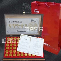 침향단 골드 60환 침향 18.5% 명품 정품 숙지황 복분자 눈꽃동충하초 홍삼 엄나무 석류 녹용 영지버섯 천년황실 발효 활력증진 원기회복 체력유지 고품격 부모님 건강 선물 추천, 4.2gx60환