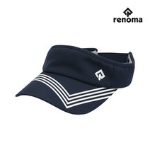 남성 로고 웰딩 썬바이저 모자 RMACJ3801-915, NAVY