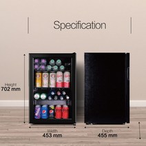 화장품냉장고 음료수냉장고Haier 하이얼 76L / 86L 130L 쇼케이스 미니 냉장고 사일런트 김치 소형 싱글 도, 01 71L