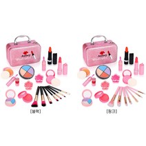 Auney 21피스 메이크업키트 여아어린이 화장품세트 화장놀이 유아장난감 / Auney 21pcs Girls Makeup Kit, 핑크