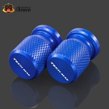 [해외]오토바이 액세서리 휠 타이어 밸브 캡 YAMAHA TMAX 560 Techmax 2020 TMAX560 TECH MAX T-MAX 용 밀폐 커버, 파란