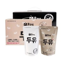 고소하고 맛있는 진한 혼합두유 담백두유20봉+흰강낭콩두유20봉, 단품