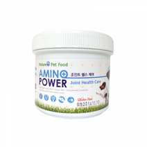 네이쳐스 펫푸드 아미노파워 조인트 헬스 케어 200g 강아지용품 강아지영양제 반려동물영양제 칼슘파우더 애견용품 고양이영양제 애견건강식품 관절파우더 애견영양제 상어연골파우더 강아지종합영양제