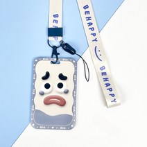 투임스 창의적인 표정을 가진 교통카드 케이스, 1개, 캐릭터1
